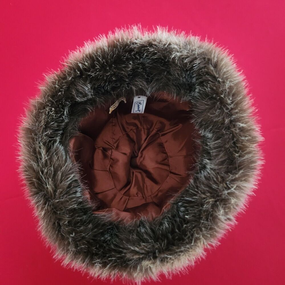 Everitt Cossack Hat Faux Fur Woman's Vintage Winter - Picture 6 of 9